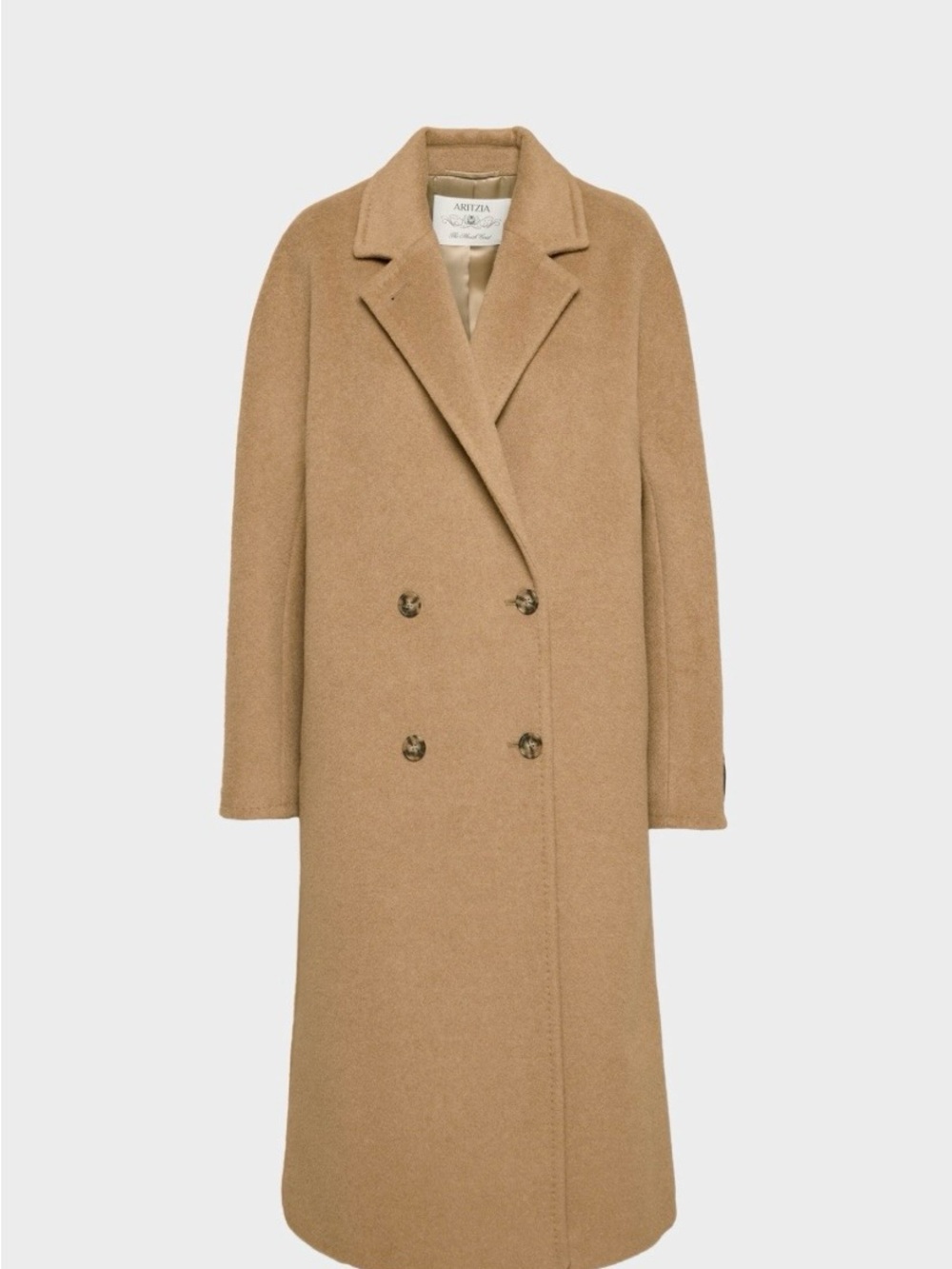 Aritzia Babaton Camel Coat